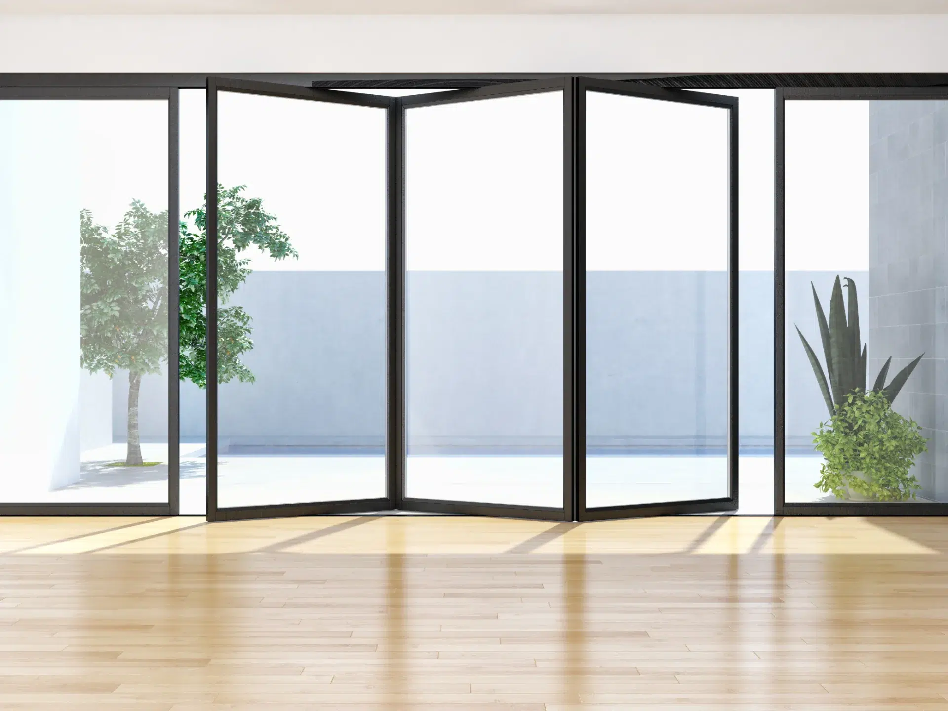 VLX 100 Bifold / Folding Door in Hialeah, FL | Sightline Windows & Doors Hialeah - detail 1