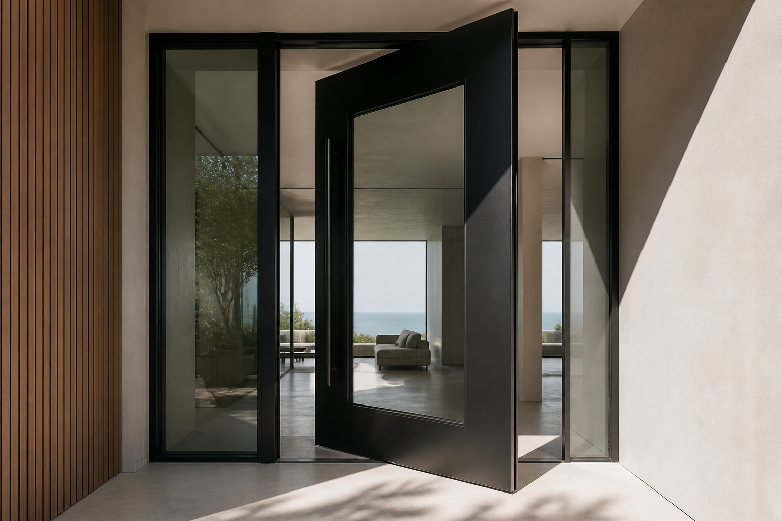 VLX 100 Pivot Door in Hialeah, FL | Sightline Windows & Doors Hialeah - detail 2